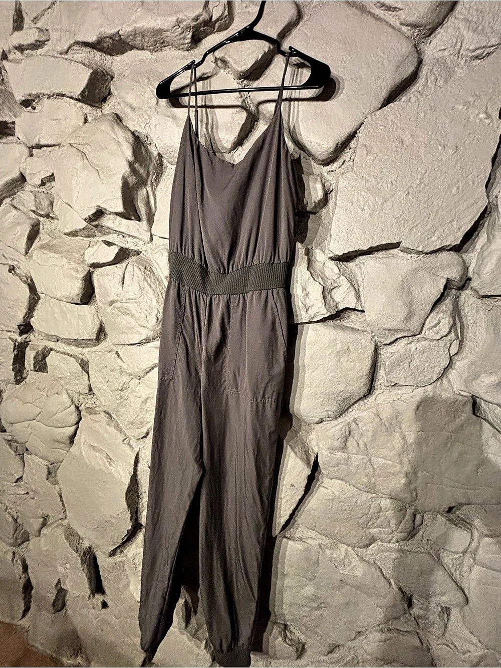 Anthropologie Gray Jumpsuit Size Medium